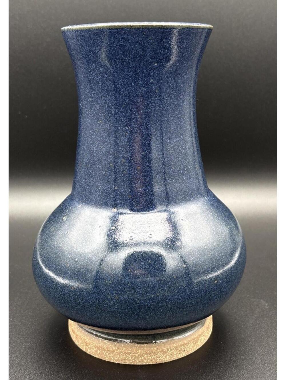 Studio Pottery Clay Vase Signed By Artist Earthy Tones 2010